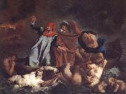 The Barque of Dante, Eugene Delacroix
